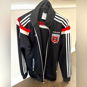 Adidas original DC United practice zipper jacket. Size M